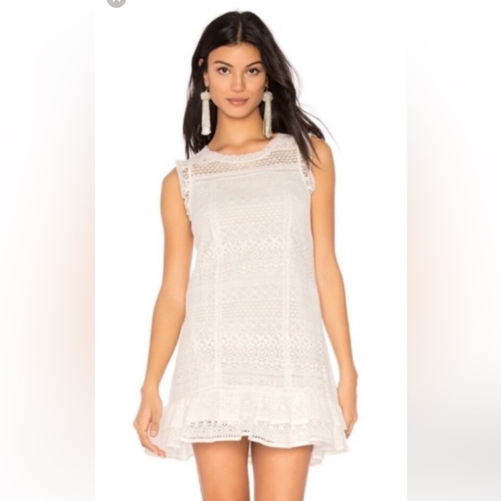 Joie Lindell White Lace Dress Size Small